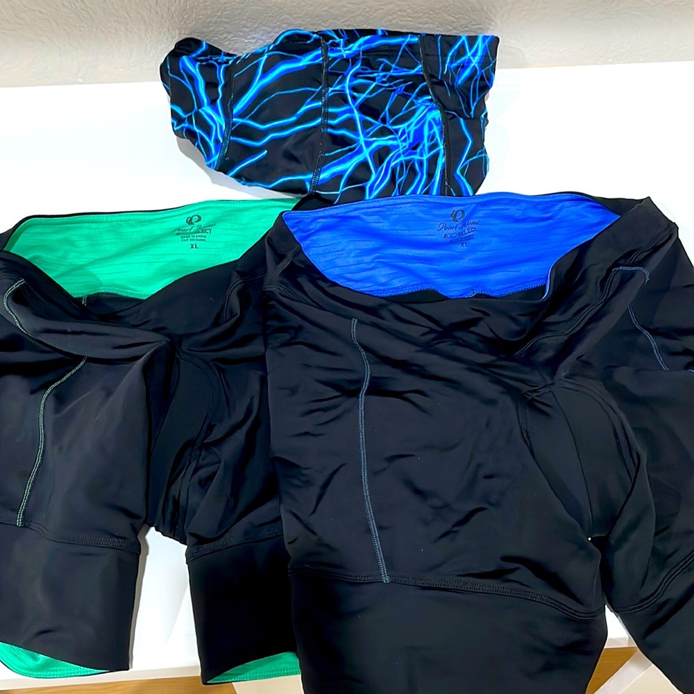 2 pairs Pearl Izumi padded Bike shorts women’s size XL plus 1 size largeAerotech